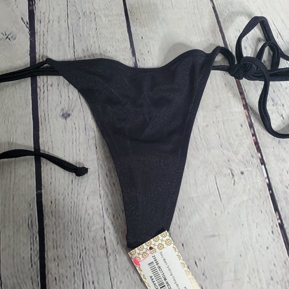 Doll Swimwear Swim Doll Swimwear Sexy Black Gstring Thong Bikini